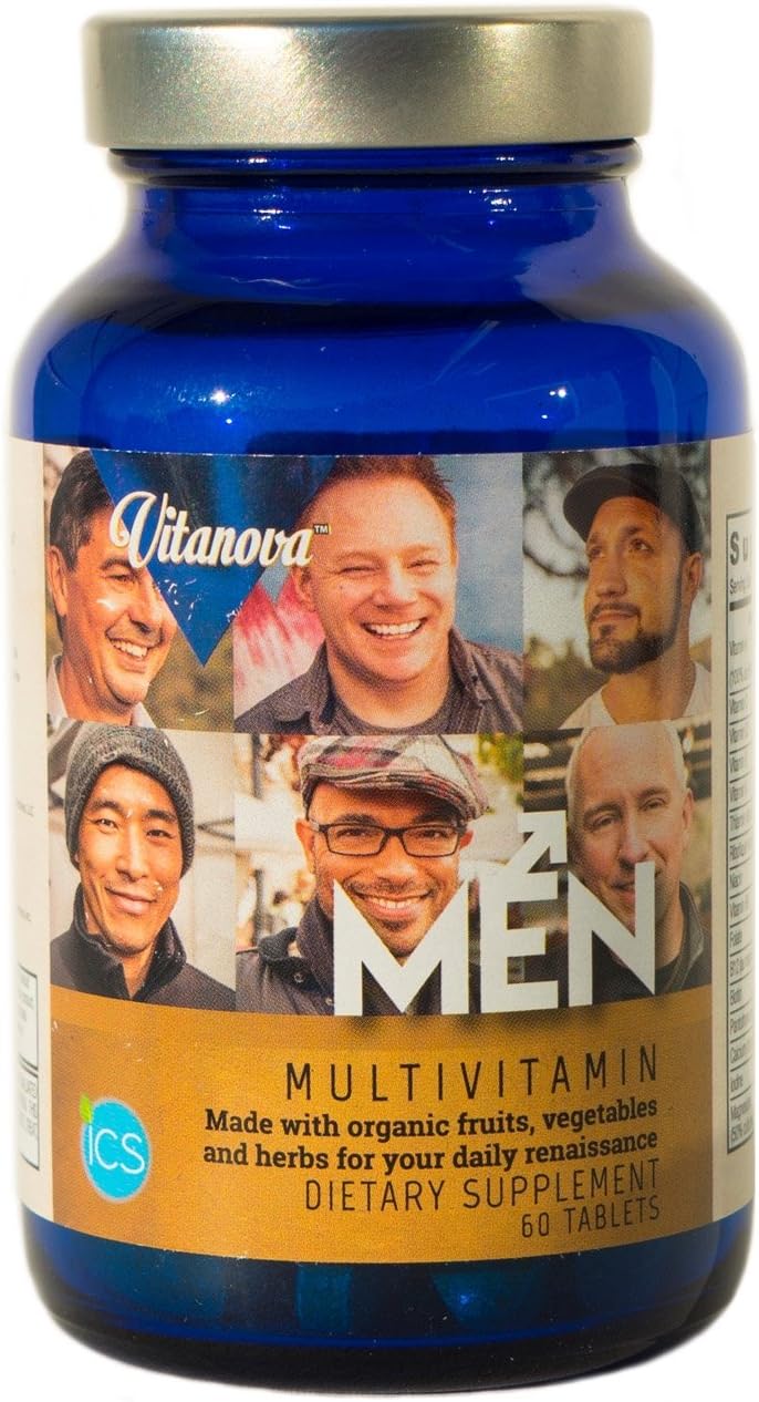 Men's Organic Probiotic Multivitamins, 60 Tablets