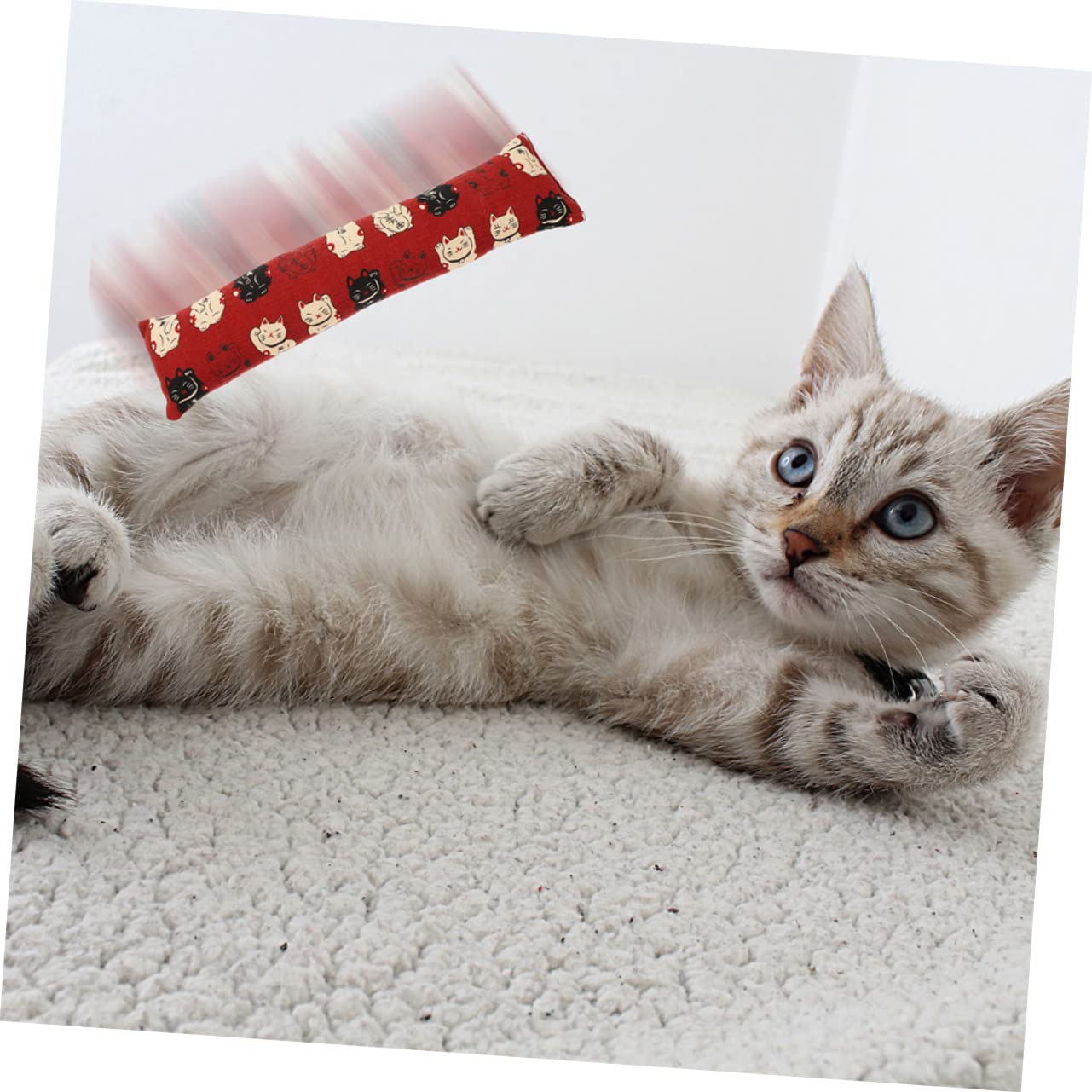 Kisangel 9piezas Juguetes De Almohada para Gatos Interactivos De Hierba Gatera Juguetes Divertidos para Gatitos Pequeños y Gatos De Interior Estimulación y Entretenimiento para Tu Mascota