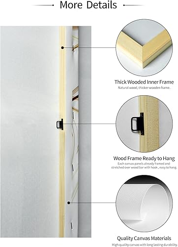 Miniatura 8 de Arte de pared de paisaje otoñal en Central Park, árbol alrededor del puente de madera en el lago, lienzo moderno cuadro impresión sobre lienzo