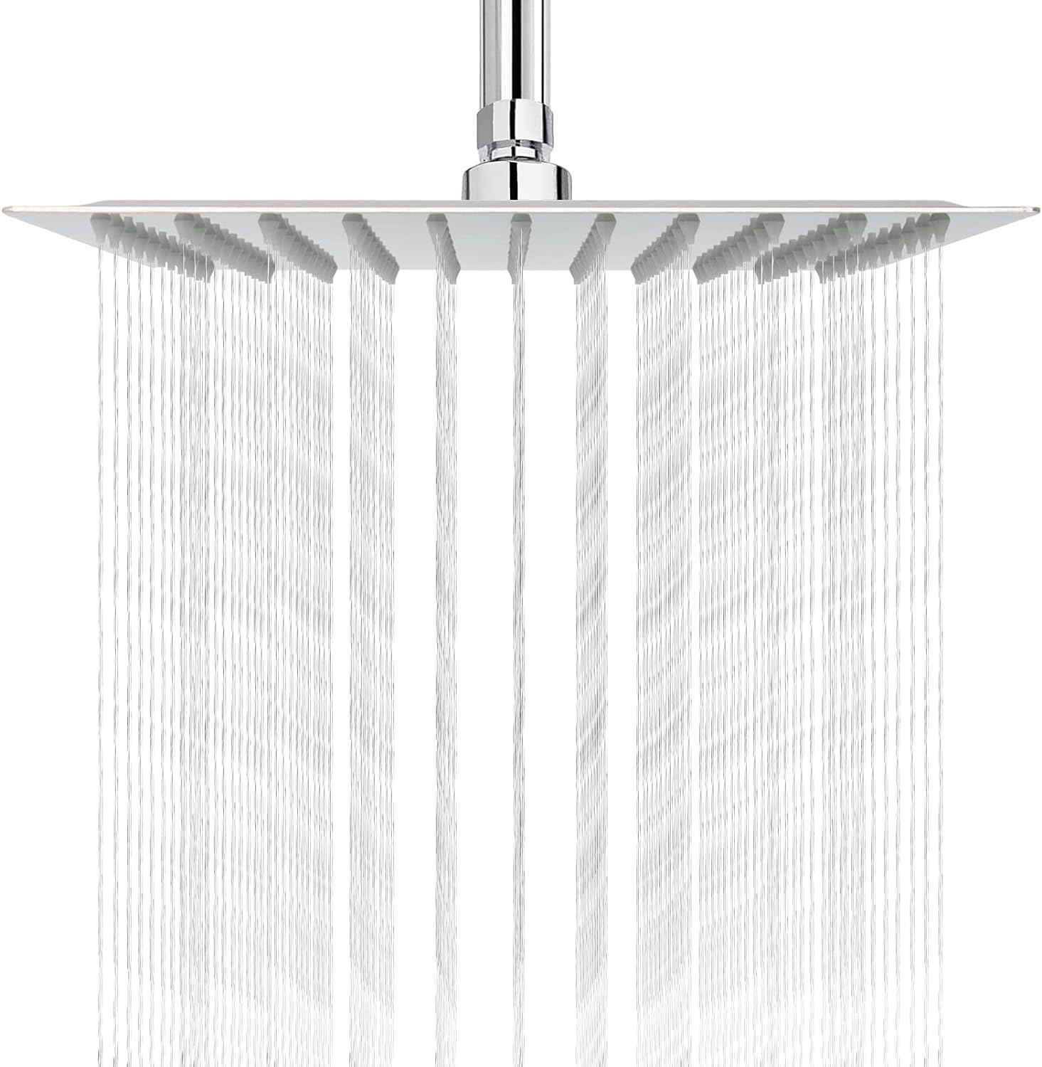 OPENBOX Ultra Slim Overhead Shower, (10x10 Inch) Square SS-304 Grade Stainless Steel High Pressure Rain Shower head for Bathroom, without arm Chrome Finish. (B0CTFK15P8) Amazon Price History, Amazon Price Tracker