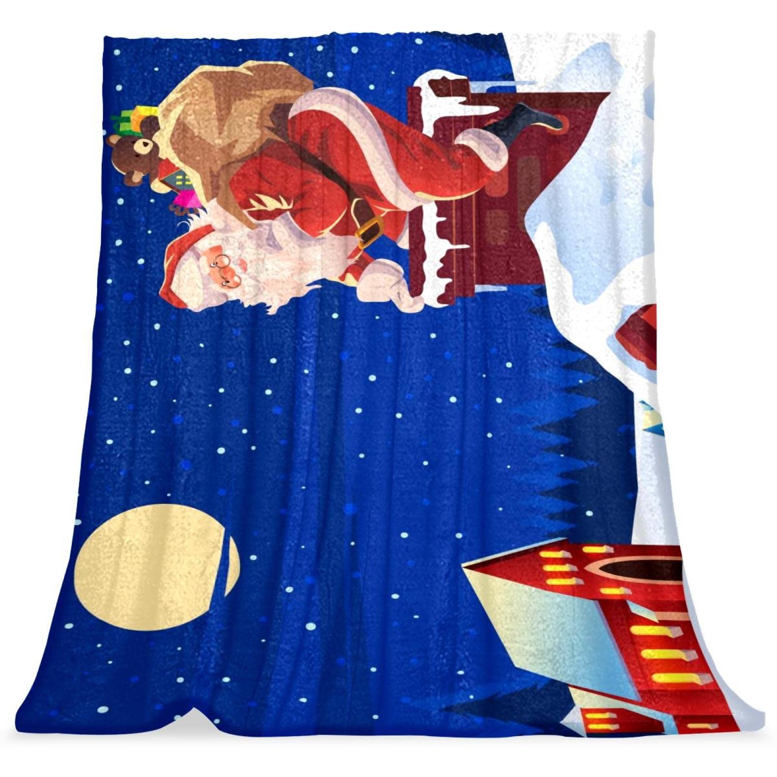 Couvre-lit Noël Père Noël Nuit doux pour une chambre d'enfant festive