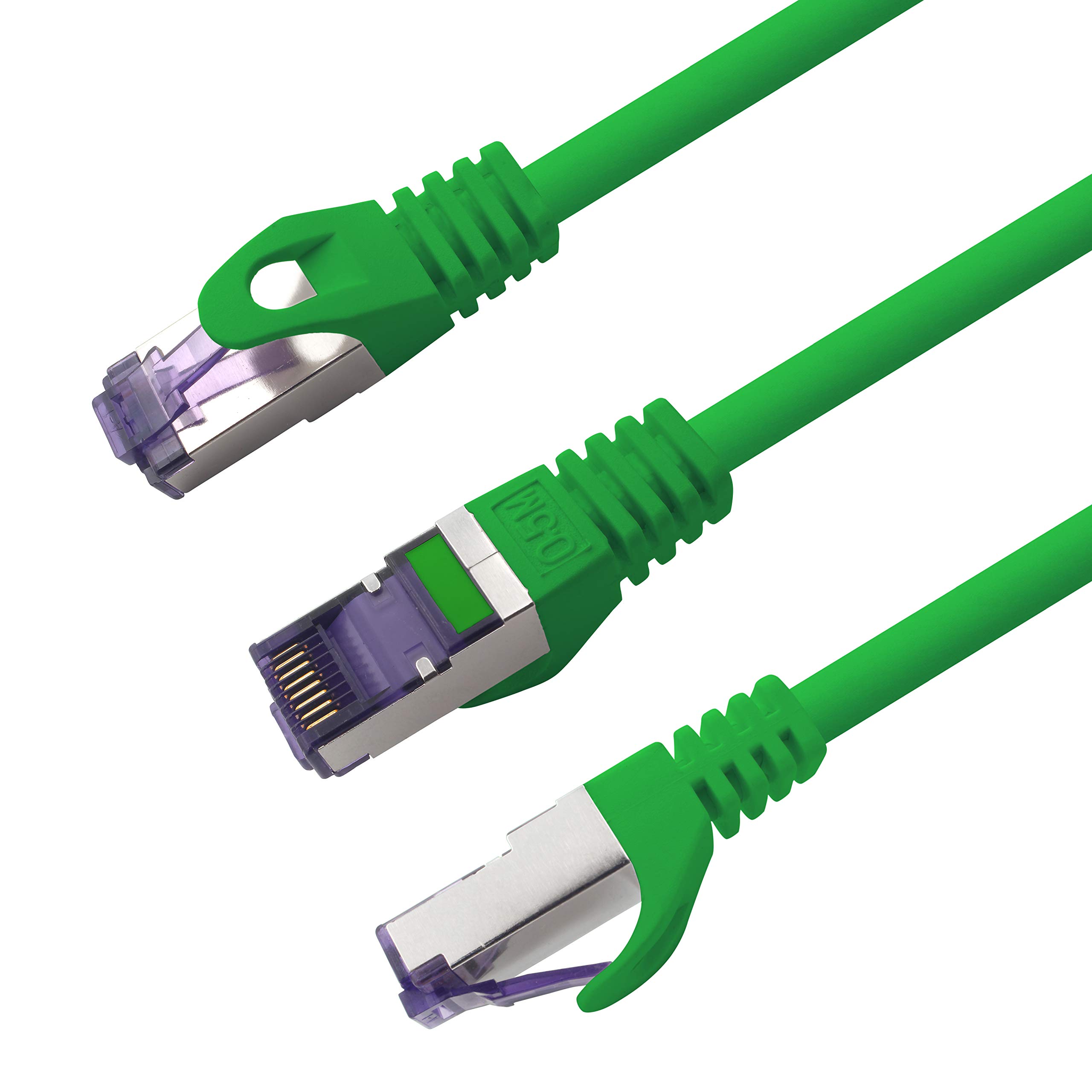 1aTTack.de 10x 3.0m CAT7 Netzwerkkabel RJ45igabit SFTP PIMF - Grün – Bild 3