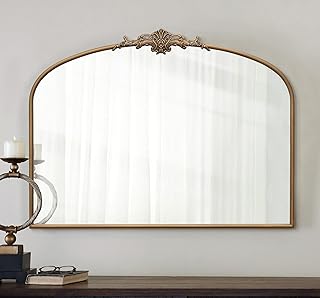 Besdomus Vintage Arched Gold Mirror: 40