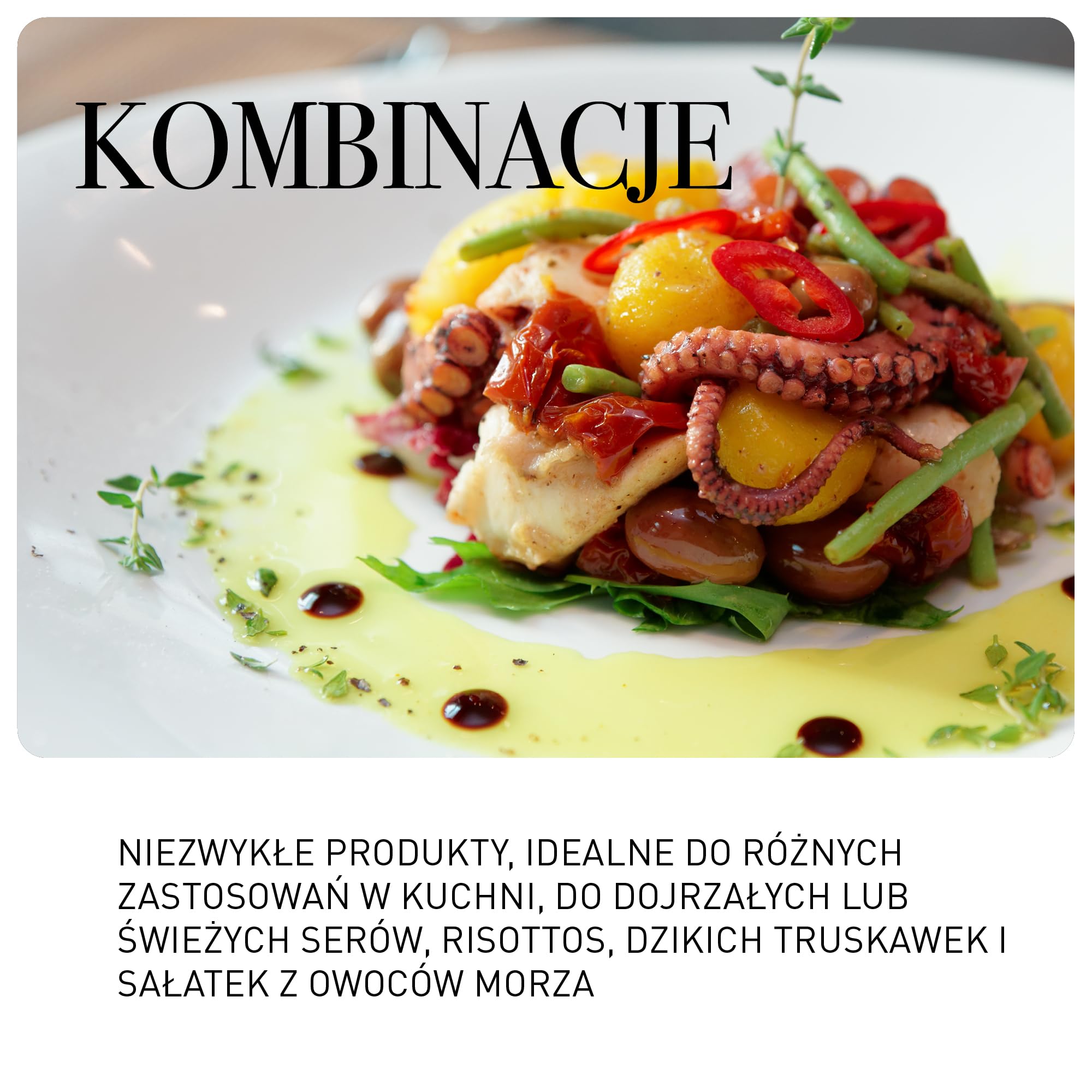 La Secchia - „Duet” tradycyjnego octu balsamicznego z Modeny D.O.P. z wiekiem 12 i 25 lat. Dwie butelki o pojemności 100 ml z wieczkiem dozującym z dmuchanego szkła.
