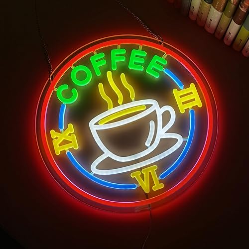 Miniatura 5 de Letrero de luz LED de neón para bar de cerveza, club, dormitorio, oficina, hotel, pub, cafetería, boda, fiesta de cumpleaños, arte rupestre, pared