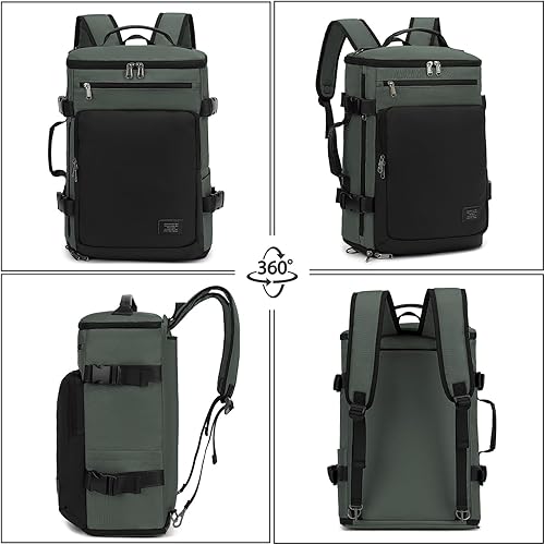 Miniatura 182 de Bolsa de lona para gimnasio, 4 vías, impermeable, con compartimento para zapatos, para viajes, deporte, senderismo, laptop, Cielo estrellado