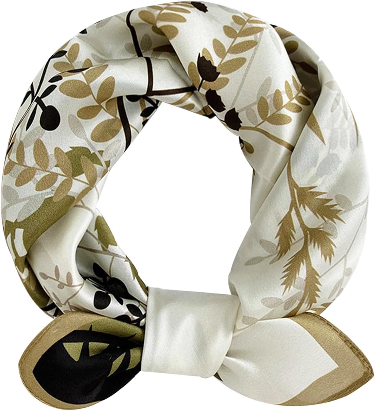 Hioyiwse Satin Bandanas Head Scarf For Women Hair Scarves Accessories Lightweight Fashion Wrap Neck Silk Sleeping Headscarf