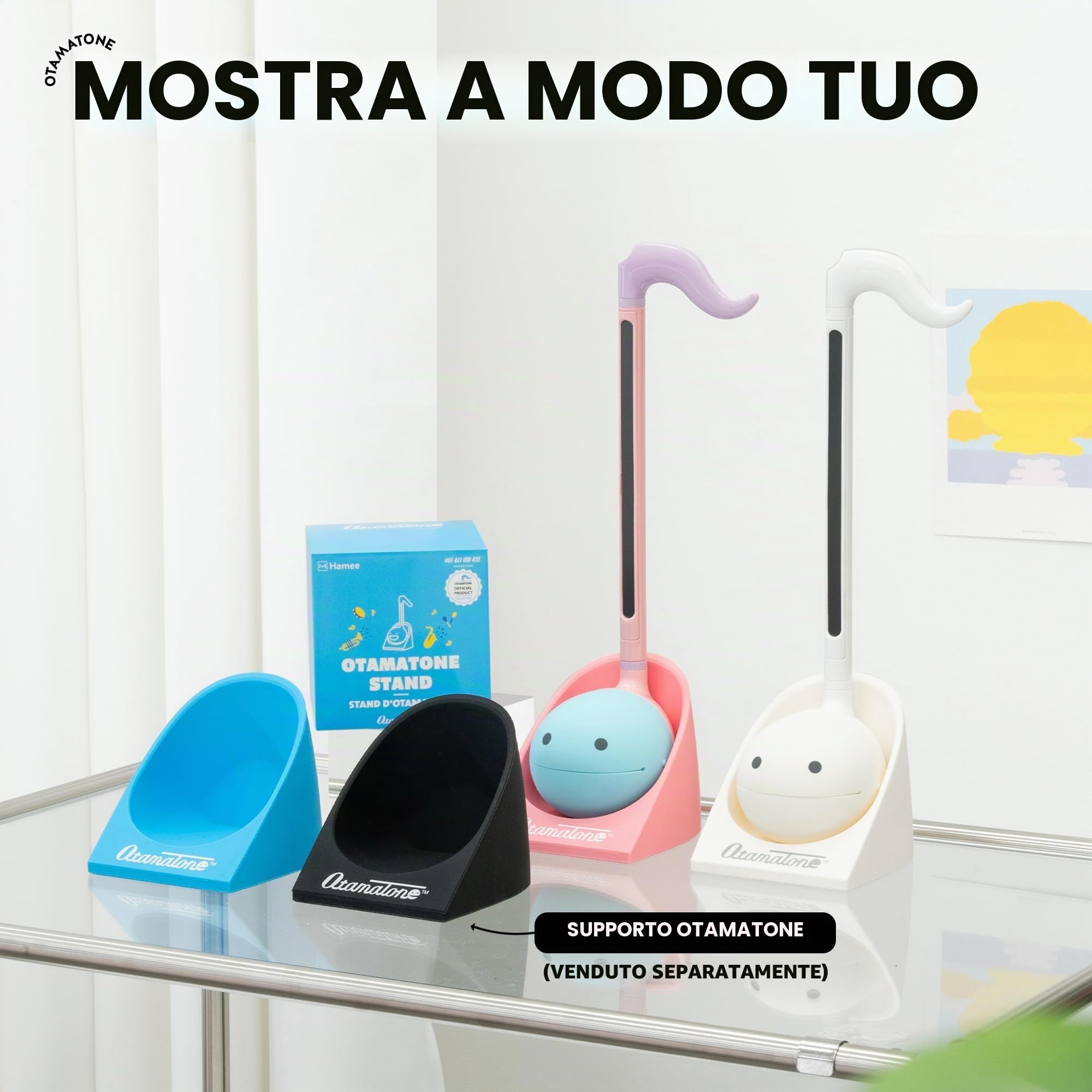 Otamatone Regolare Menta, Giapponese Elettronico Strumento musicale, Portatile Touch Strumenti musicali digitali, Bambini Adolescenti Giocattolo regalo divertente e fantastico, Compleanno Natale
