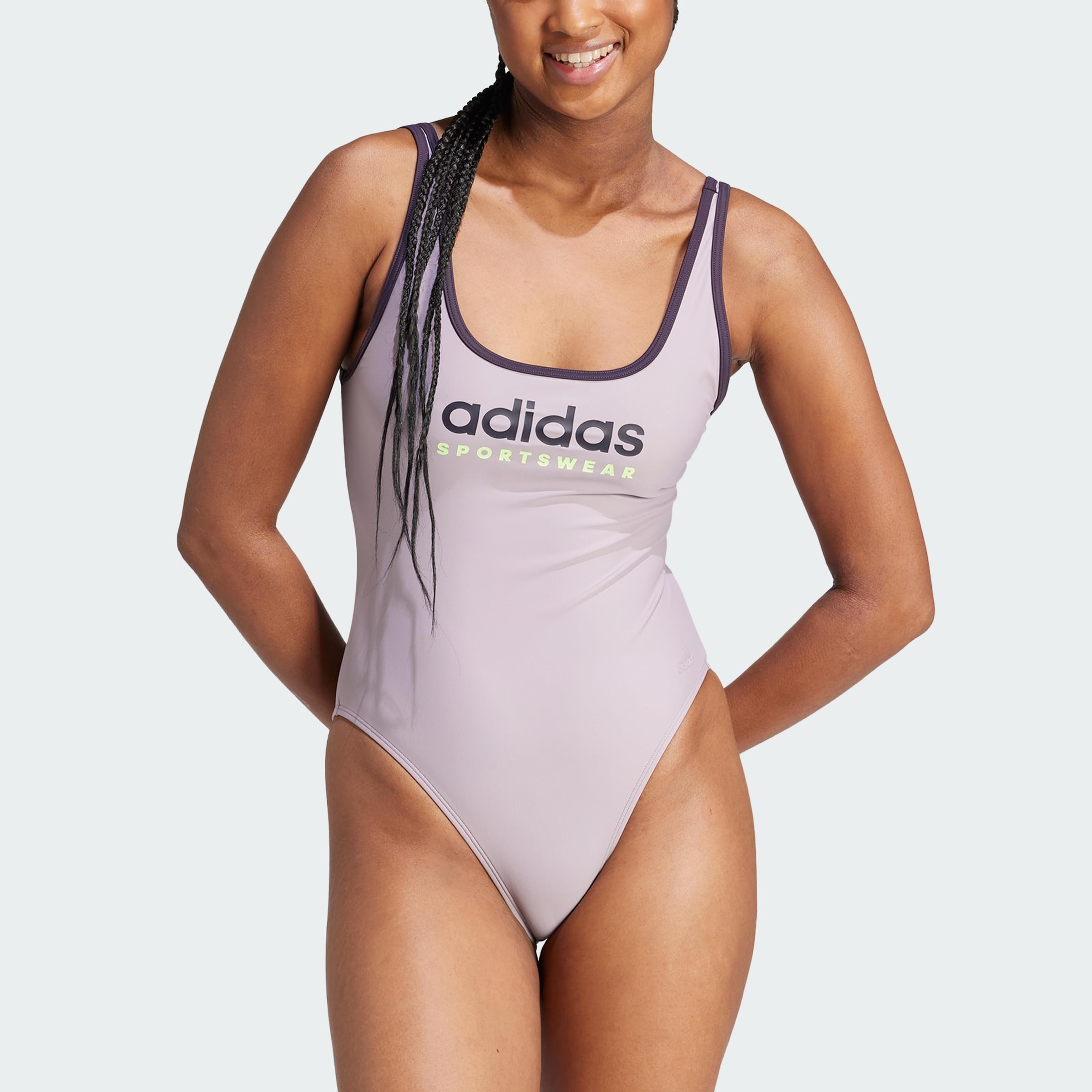 adidas Strój kąpielowy jednoczęściowy Kobiety Sportswear U-back Swimsuit