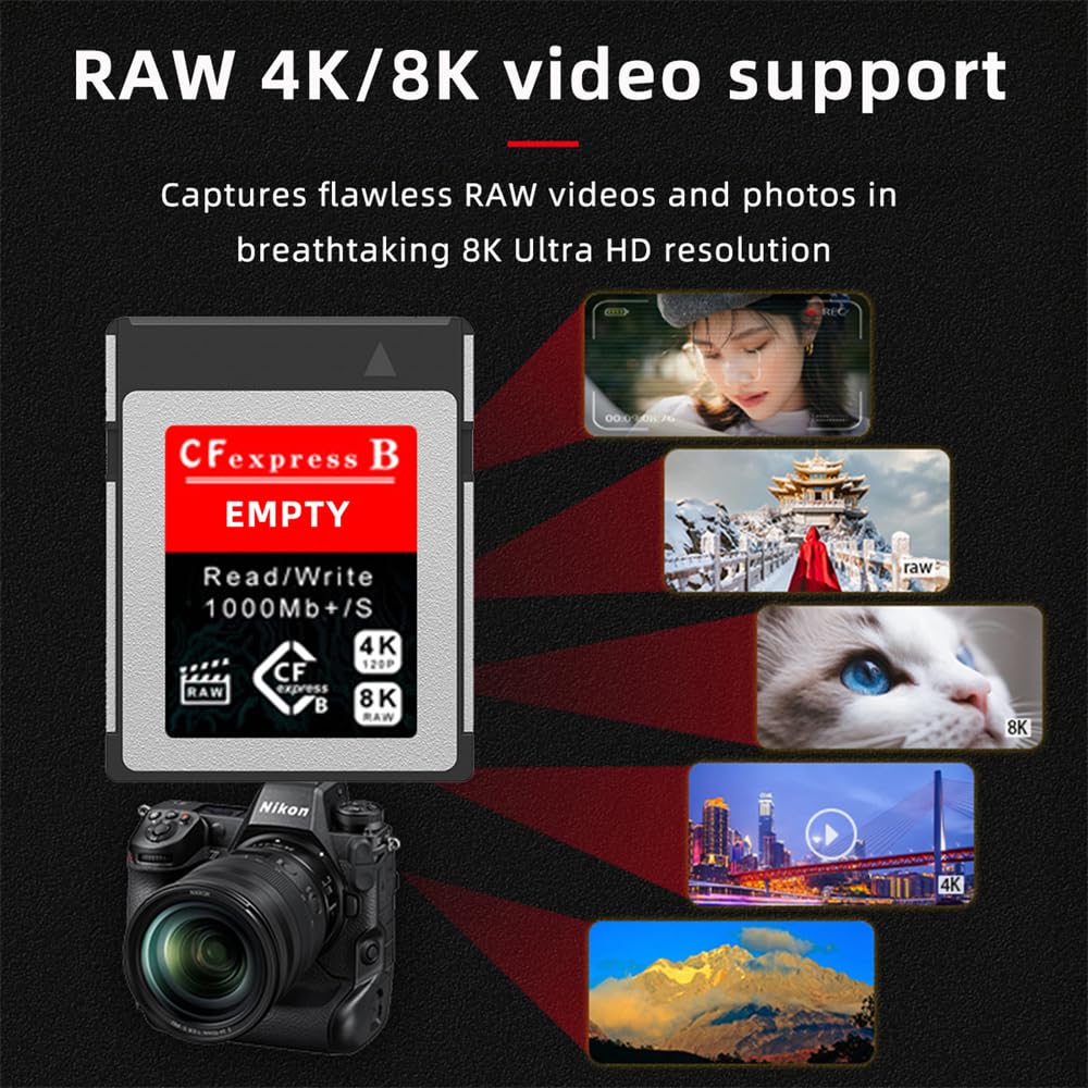 Kit per scheda di memoria CFexpress da tipo B a NVME 2230, adattatore CFE CFB NGFF M-Key compatibile con fotocamera XS 8K RAW PCIe Expansion