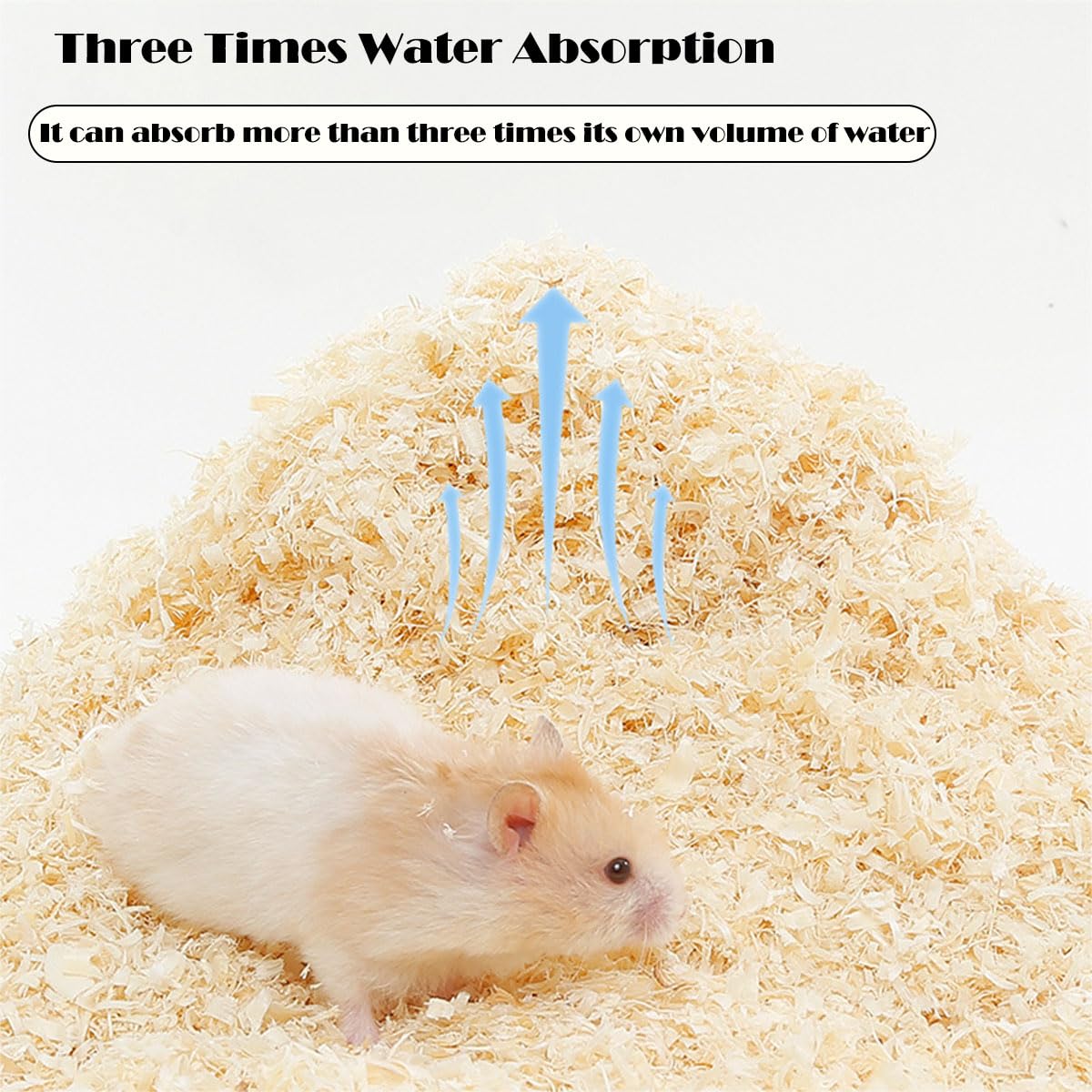 ZYYRSS 1000g Hamster Bedding, Sawdust, Wood Shavings - Image 3
