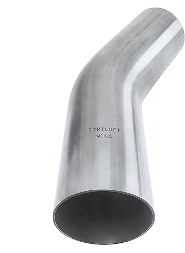 Vista 25 de Fortluft Tubo de escape universal curvo y codo, de acero inoxidable, recto, 2.00 pulgadas/50.8 mm