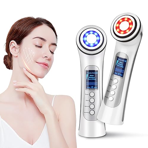 CARER BEAUTY Appareil Anti Rides Visage Appareil, 4 en 1