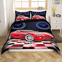 Vista 31 de Juego de ropa de cama con dinosaurios para niñas tamaño individual, lindo juego de funda de edredón rosa y morado con dinosaurios de dibujos