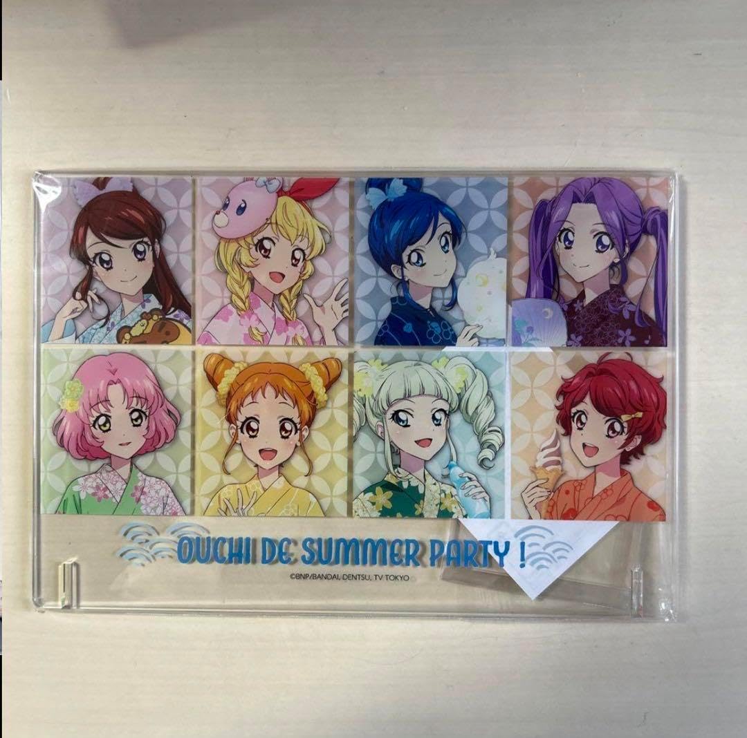 アクリルボード S賞 集合 アイカツ アトレ 星宮いちご アクリルボード