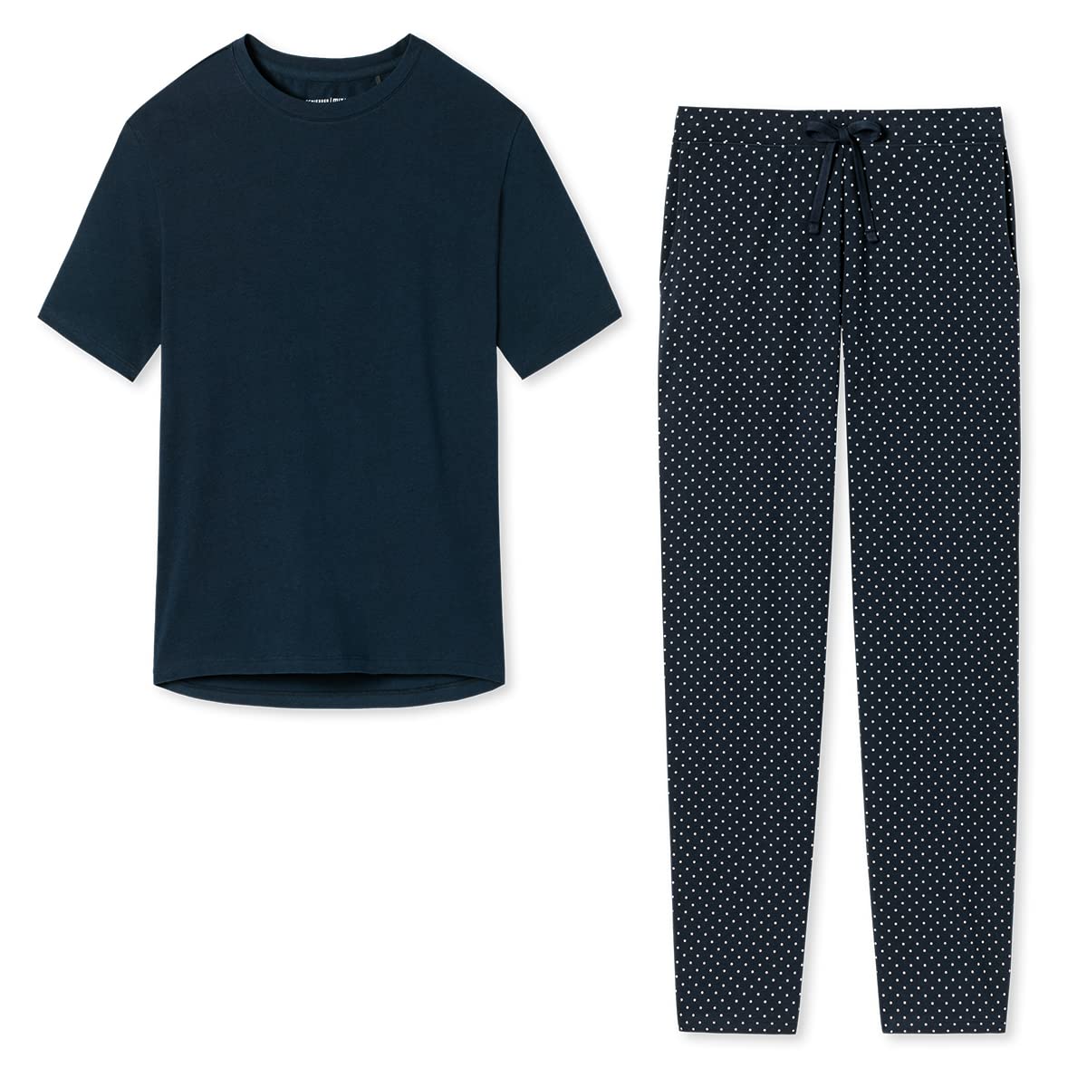 Schiesser - Mix - Damen - Organic Cotton - Schlafanzug lang - Pyjama - Nachtwäsche