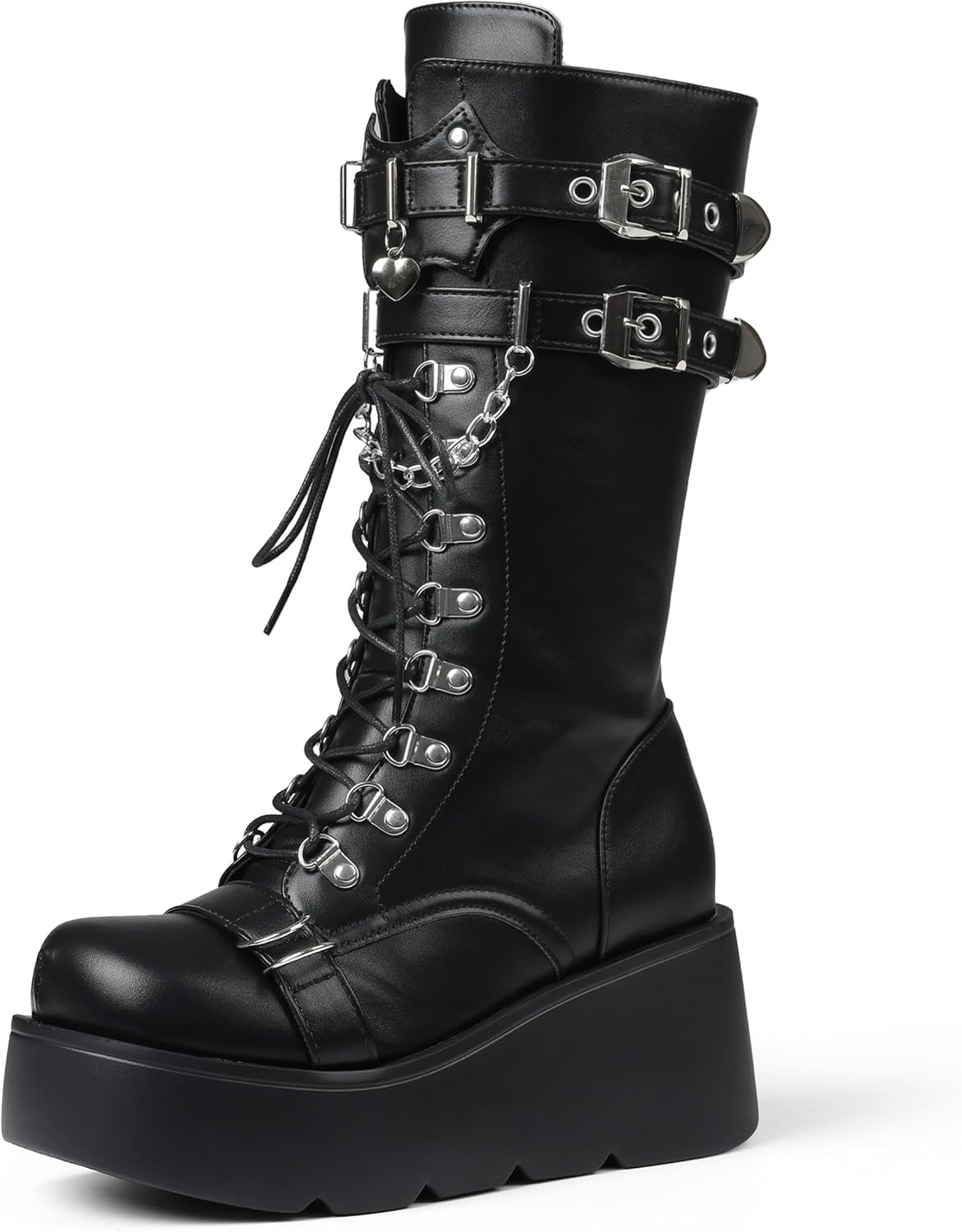 Women's Platform Boots - Chunky Heel Comfort