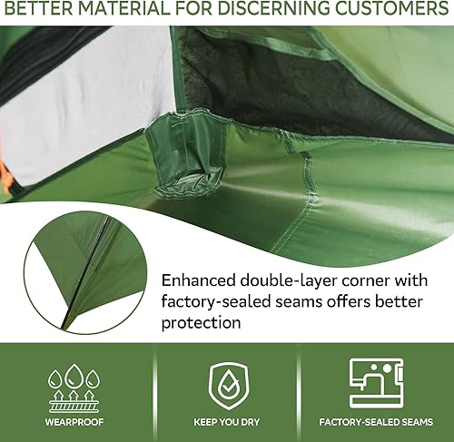 Miniatura 8 de Clostnature 2 Person Backpacking Tent - Lightweight Two Person Tent for Backpacking, Easy Set Up Waterproof Camping Tent for Adults, Kids, Scouts,
