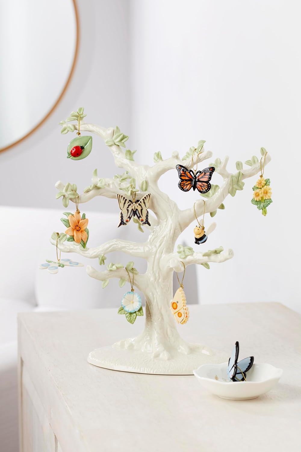 Lenox 894960 Butterfly Meadow 10-Piece Ornaments & Tree Set