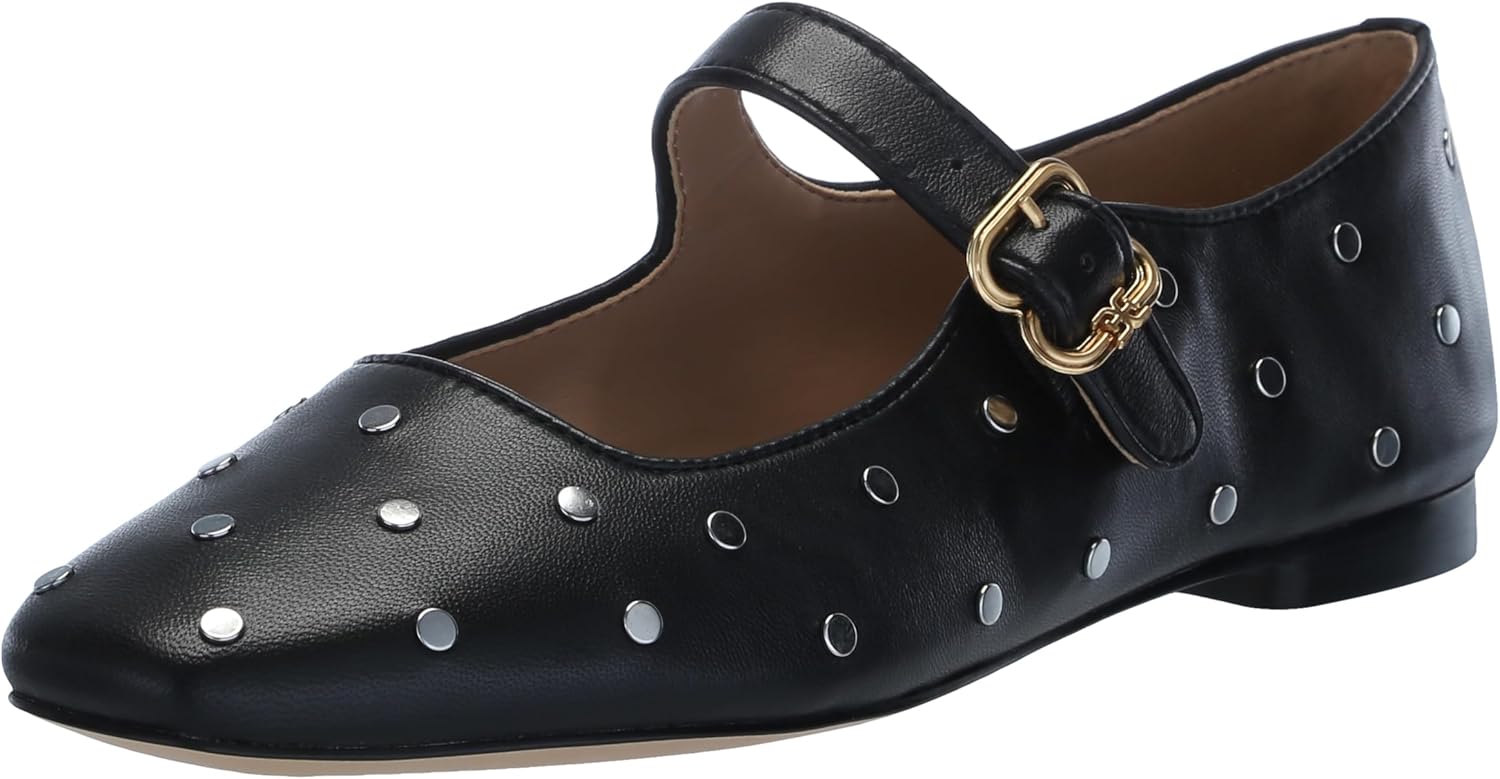 Sam Edelman Women's Michaela Stud Mary Jane Flat, Nigeria Ubuy