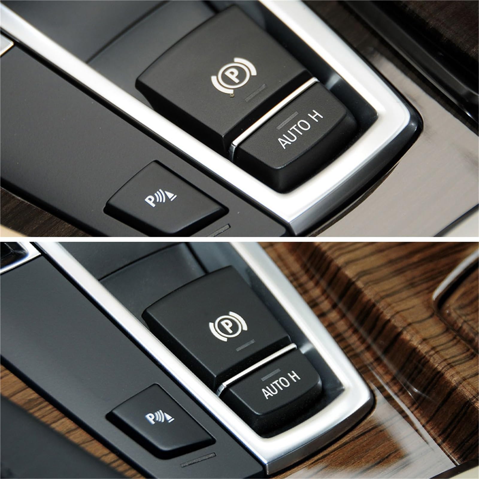Cache-bouton de frein à main/frein Compatible avec BMW 5, 6, 7