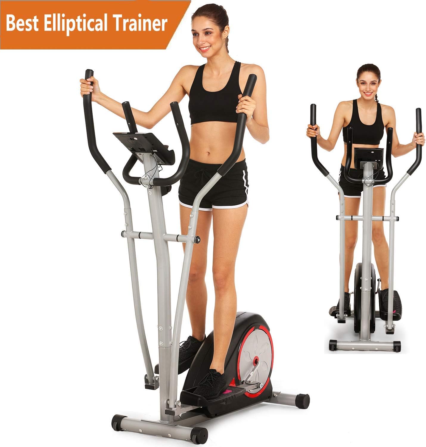 Tomasar Elliptical Exercise Machine Magnetic Smooth Quiet Driven Eliptical Trainer Machine for Home Use (Elliptical Training Machines)