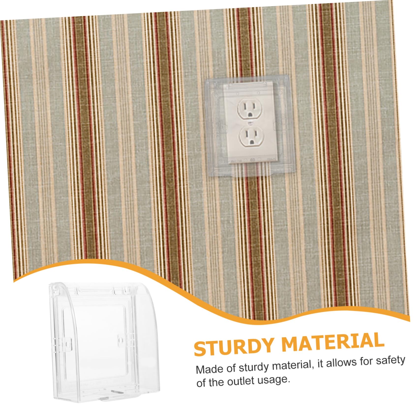 VILLCASE 10 piezas Protector Enchufe Infantil Transparente para Interruptor Pared Seguridad para Estándar Instalación Protección Duradera para Pequeños