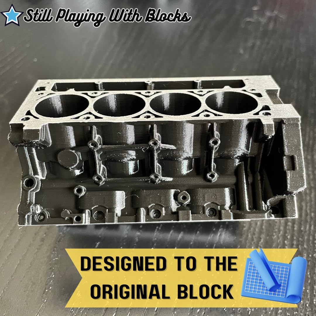 Sands3D Chevy LS Business Card Holder Desk, Office Desk Accessories For Men, Desk Decor Mechanic Gift, Car Accessories, Mini V8 Engine, V8 Engine Model Kit, Mechanic Accessorie