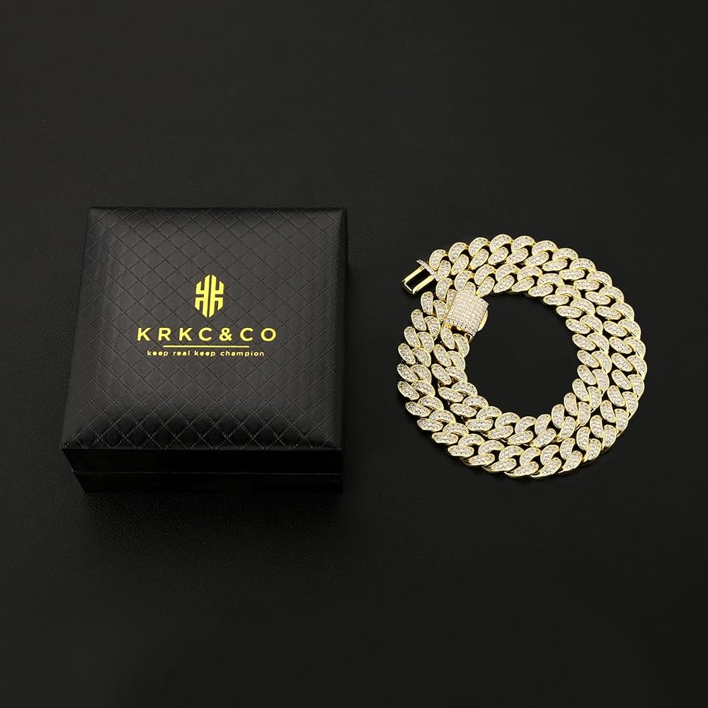 Amazon | KRKC&CO 喜平ネックレス ジルコニア マイアミ