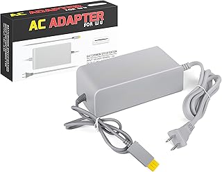 AC Adapter Charger for Wii U Console, Replacement for WiiU Console WUP-002 Power Supply Charging Cord