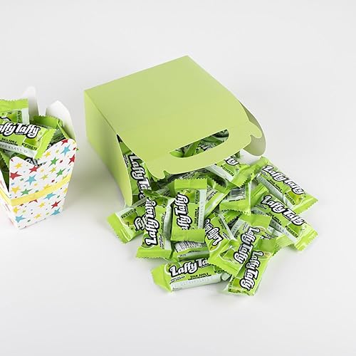 Miniatura 3 de Laffee Taffy - Caramelos de verano de Mima picantes sin gluten, (5 libras) de manzana verde agria, deliciosamente elásticos para aperitivos y