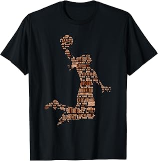 Melanin Basketball Girl Dunk Black History Month BLM Sport T-Shirt