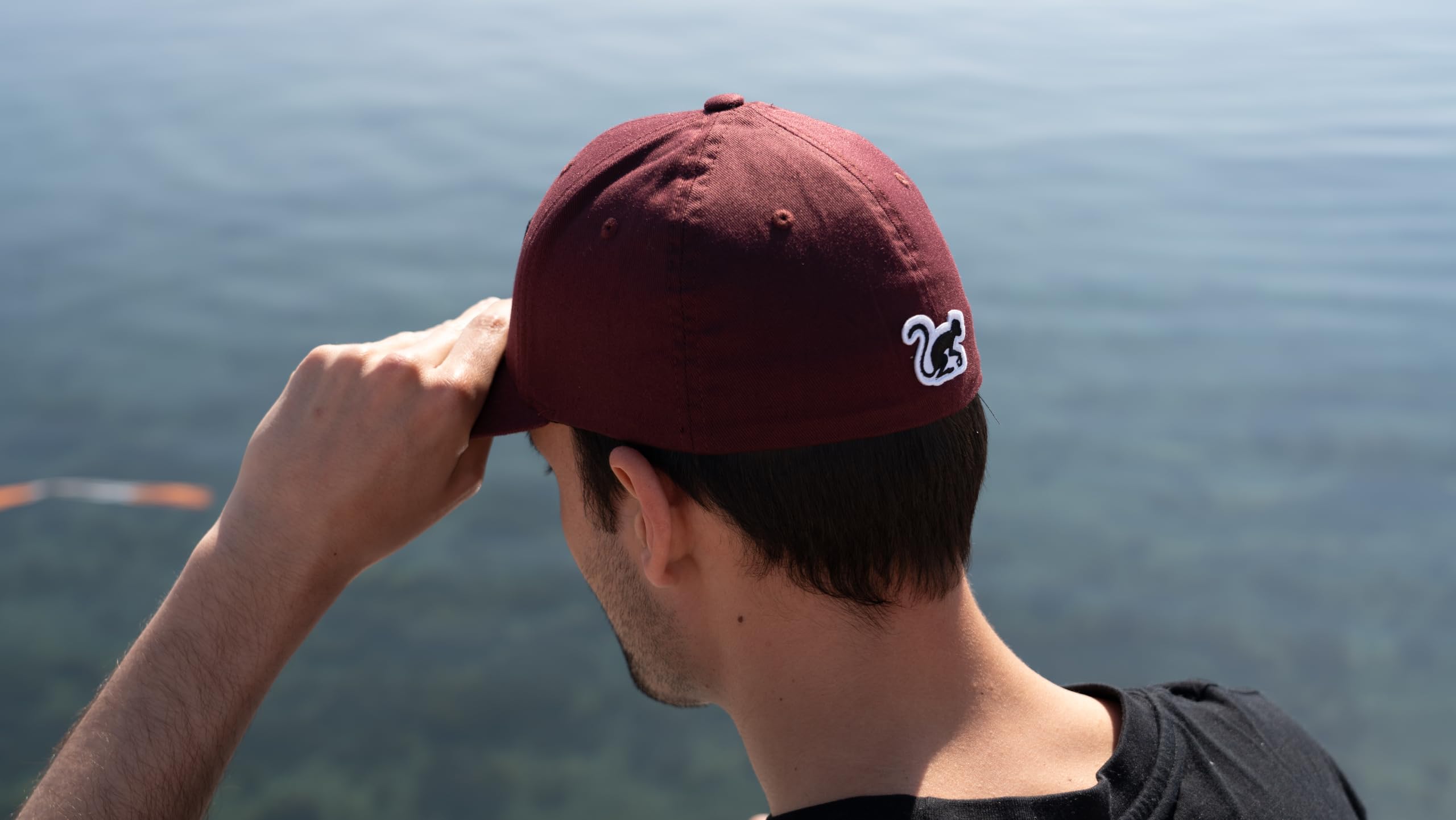 Surf Monkey Berretto da Baseball da uomo- Stretch Cap - Vestibilità elastica | Taglie S/M - L/XL