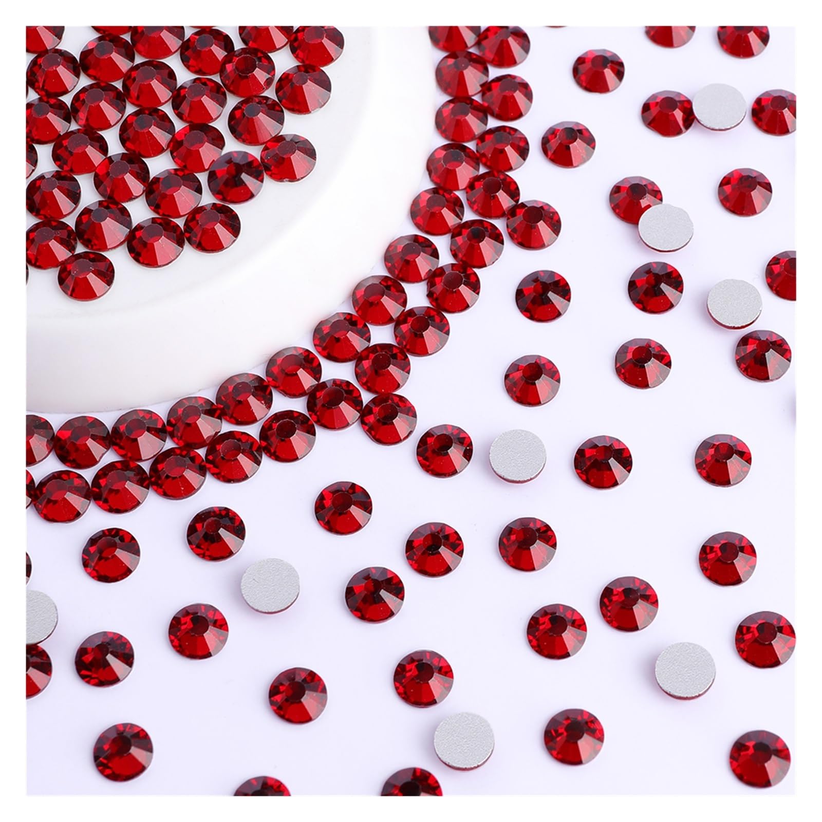 Glass Nail Art Rhinestones Glitter Round Flatback Crystal SS6 SS20 Manicure