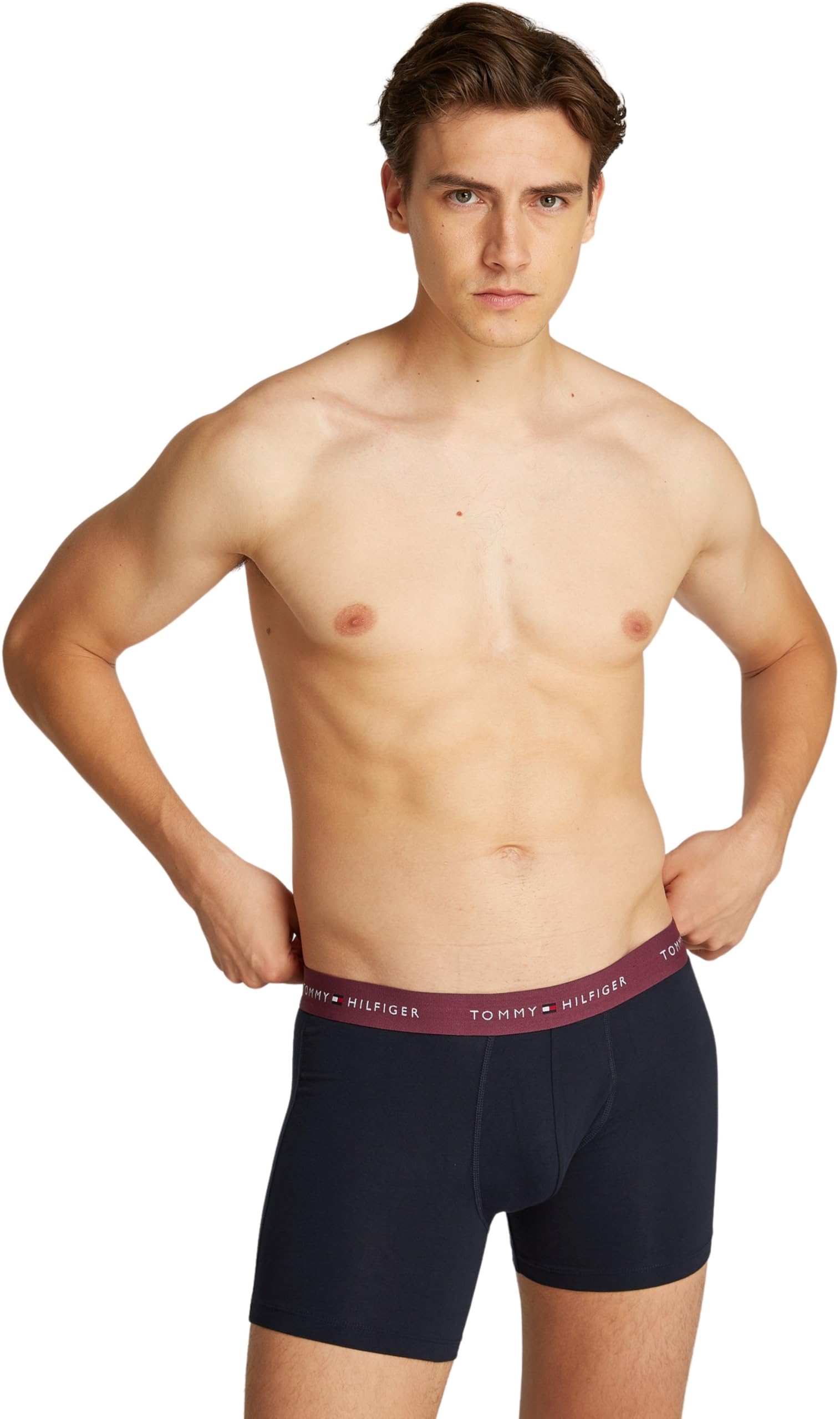Tommy Hilfiger Herren 3er Pack Boxershorts Briefs aus Baumwolle
