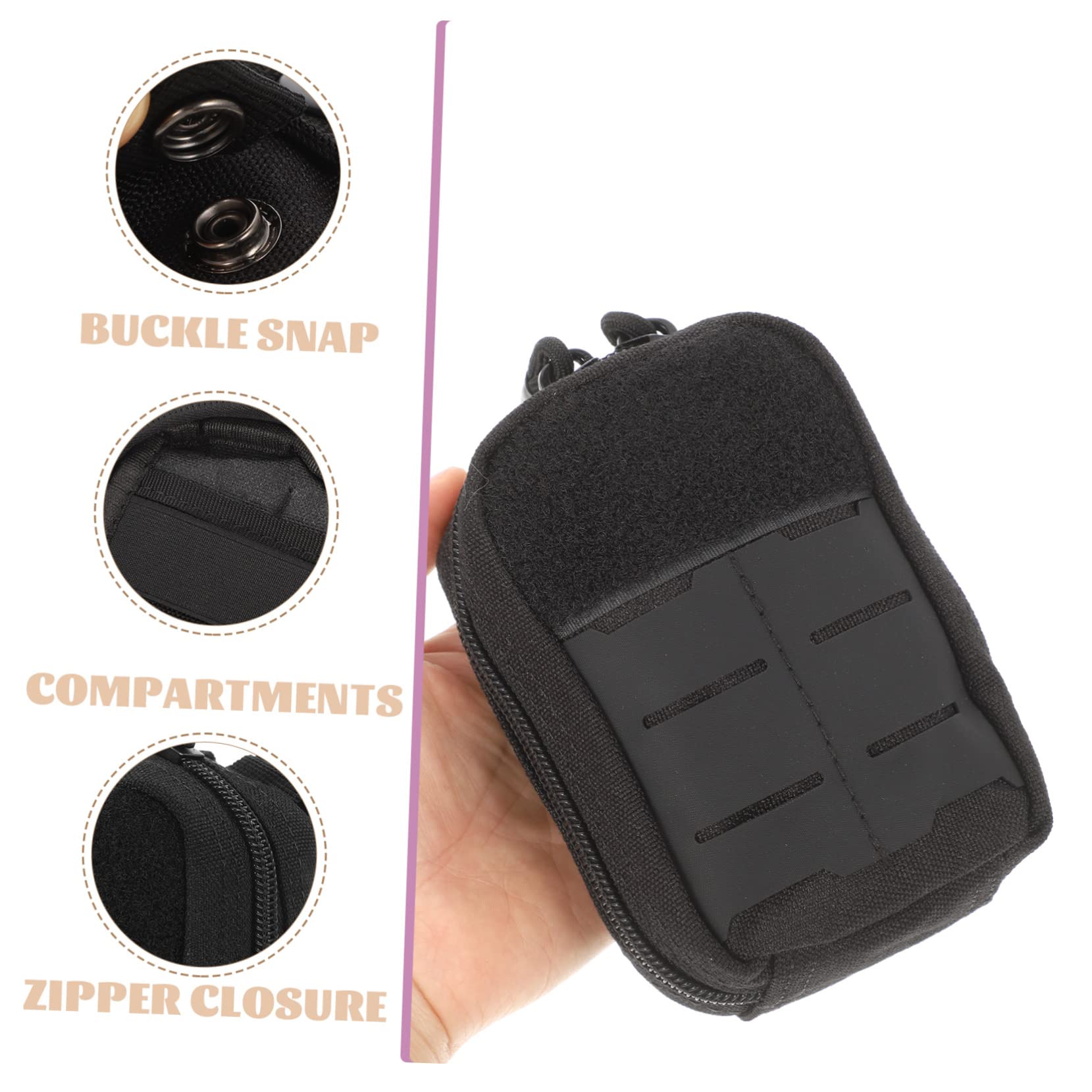Toddmomy 3 Pezzi Cintura per Pronto Multifunzionale Portaoggetti per Escursioni e Attività Outdoor Design Ergonomico e Resistente per Emergenze e Attrezzature Piccole per Vacanze