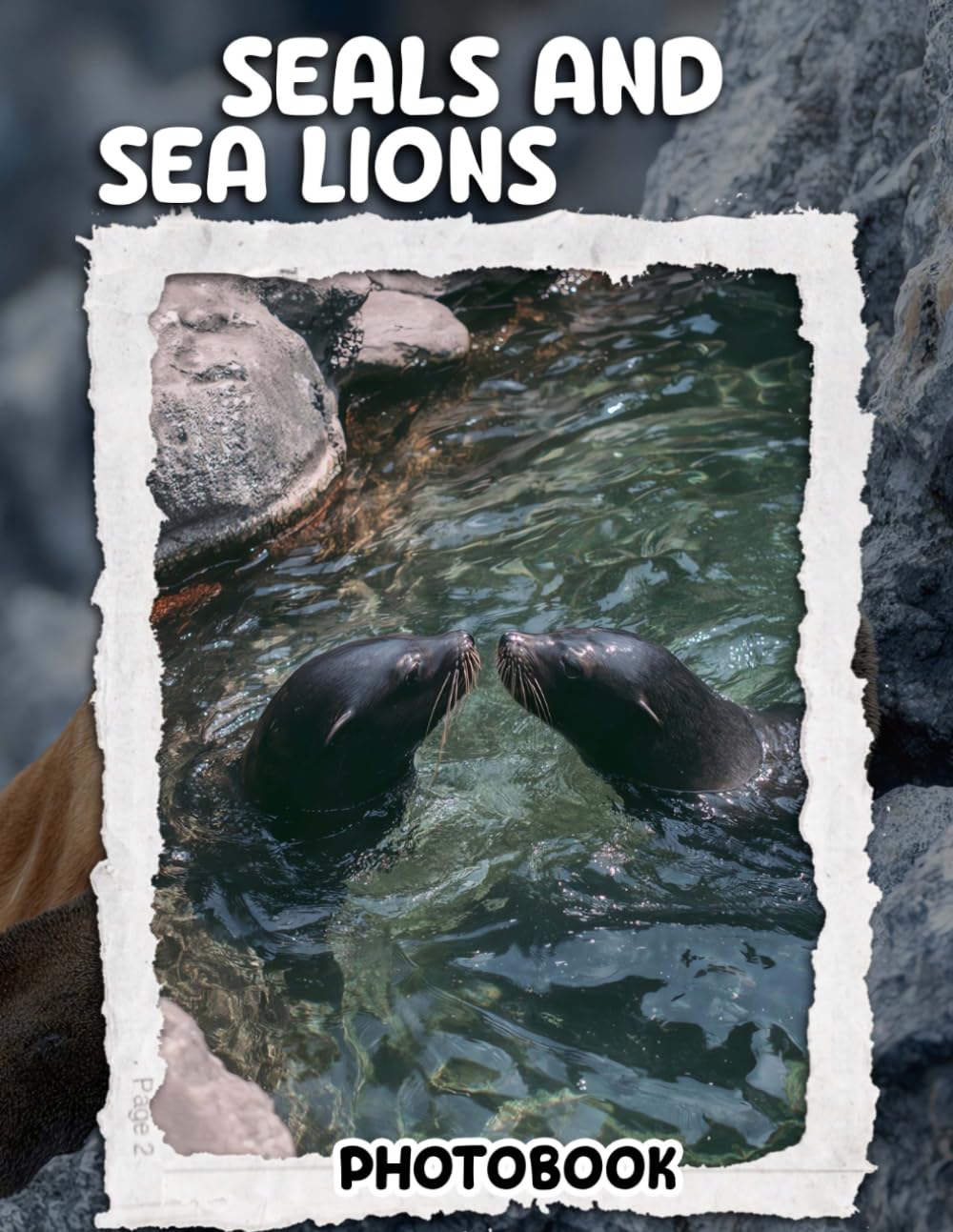 Seals and Sea Lions Photo Book: 30 Pages Coastal Wildlife Showcase Featuring Playful Marine Mammals In Natural Ocean Habitats With Stunning Underwater Imagery