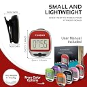 Pingko Outdoor Multi-function Portable Sport Pedometer Step/distance/calories/ Counter - Red gallery image