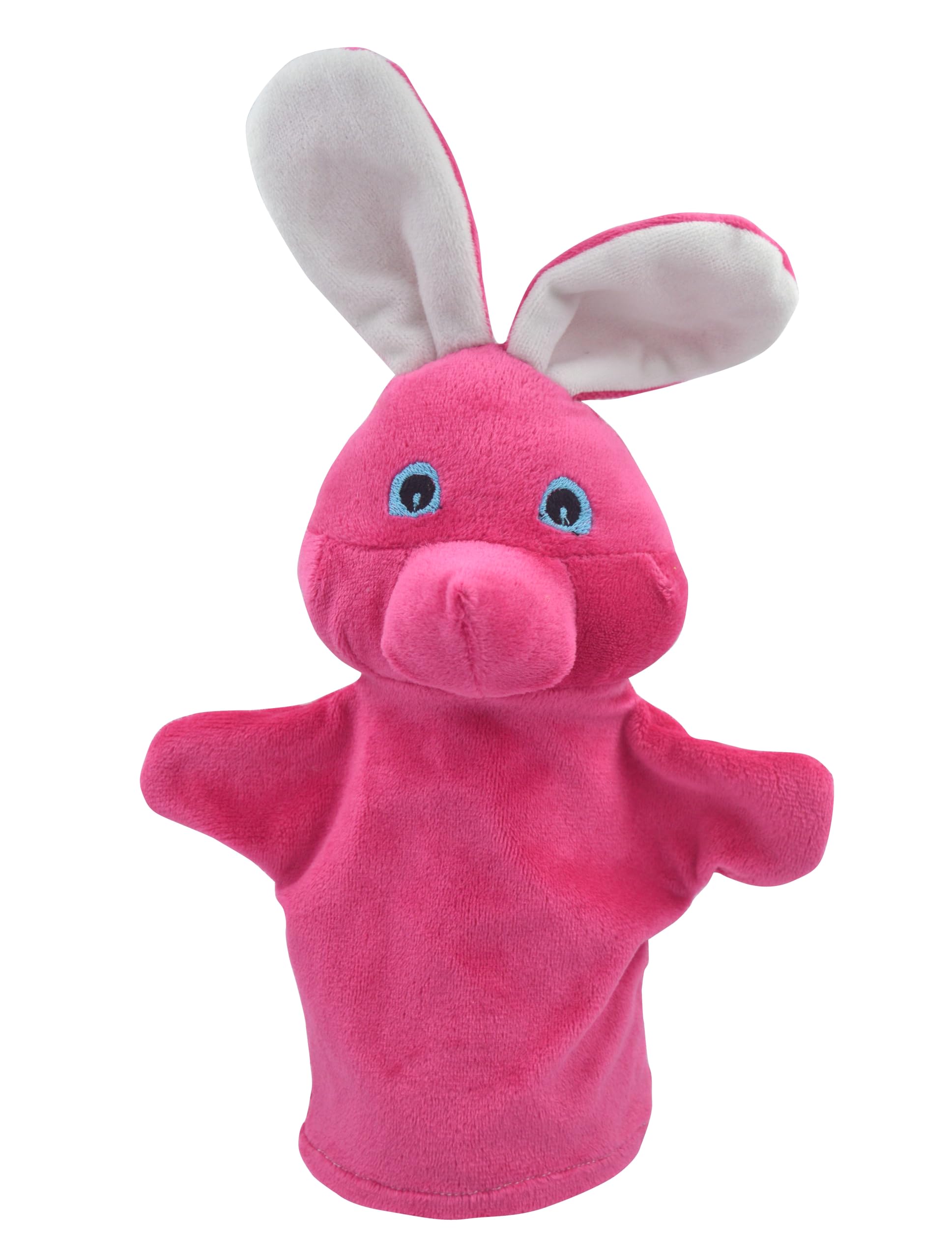 Animal Hand Puppet for Kids - Educational Storytelling Interactive Plush Animal Hand Puppet for Learning (4-8 inches) (Rabbit)