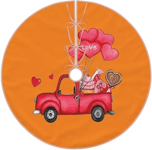 Miniatura 22 de Falda de árbol de Navidad con estampado de cámara retro y fresca, para interiores y exteriores, suministros de decoración de fiesta de Navidad