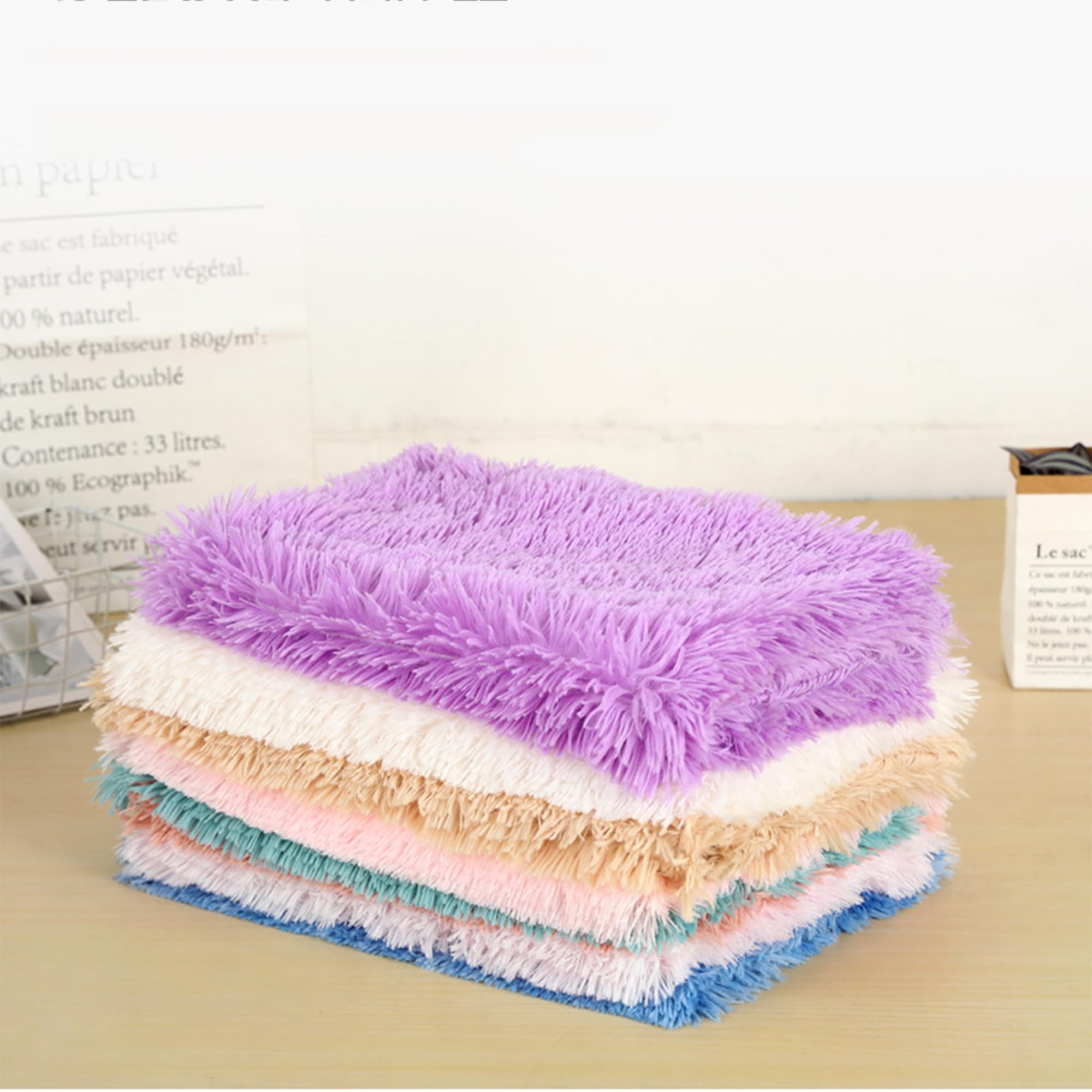 Coperta calda per animali domestici, lavabile in lavatrice, coperta per cani e animali domestici, protezione per mobili, ideale per divani, seggiolini auto, interni (grigio scuro, 2 pezzi, 127