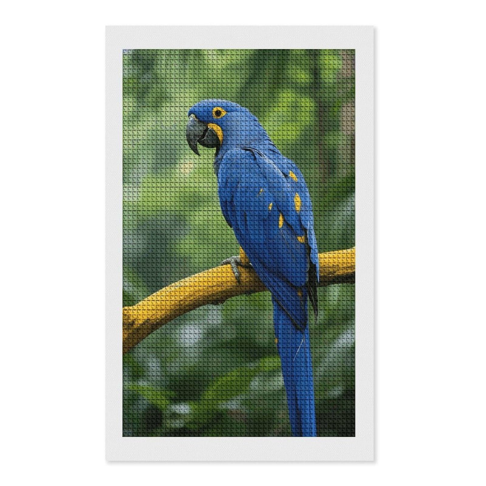 FodPand Bird 5D Diamond Painting Kits for Adults Beginners Full Drill Square Diamond Dots Pictures Gem Art Supplies for Home Wall Room Decoration DIY Craft Set Gift 12x20