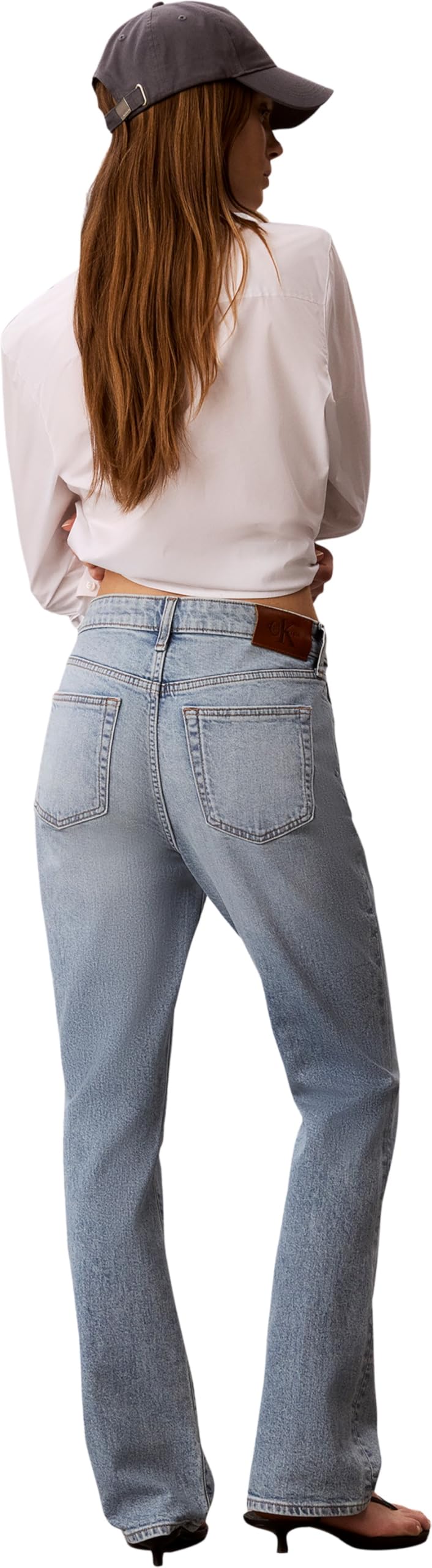 Calvin Klein - Skinny Boot Soft River Lv047g919g, Jeans Donna