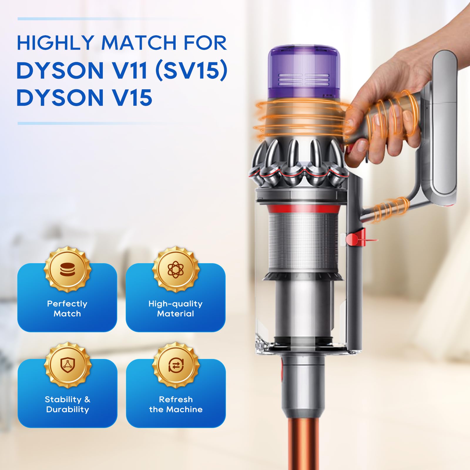 Dyson V11/SV15 本体 動作品♪ Amazon.com - Main Body Replacement Compatible with Dyson V11 SV15