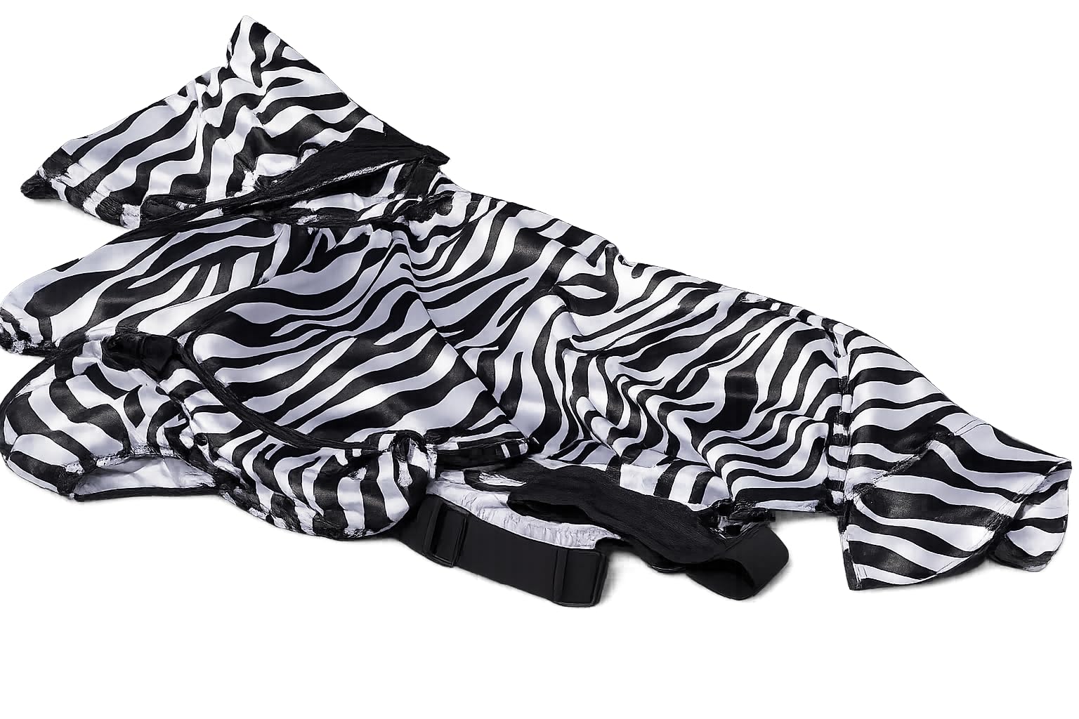 Ekzemerdecke Ekzemer Decke Fliegendecke mit Halsteil Minisehtty Shetty Zebra 60 70 80 90 100 cm Tysons (90)