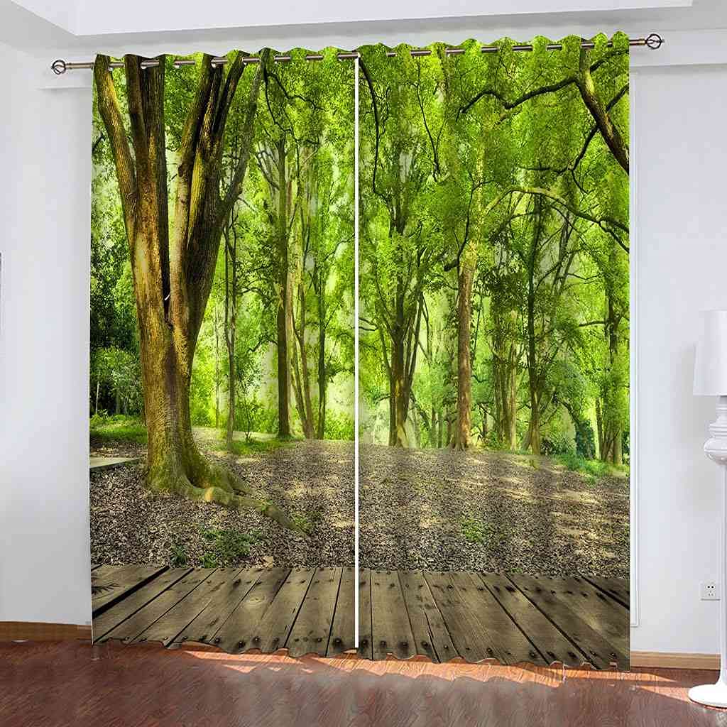 Rideau occultant isolant phonique 264x160 cm pour chambre enfant et salon