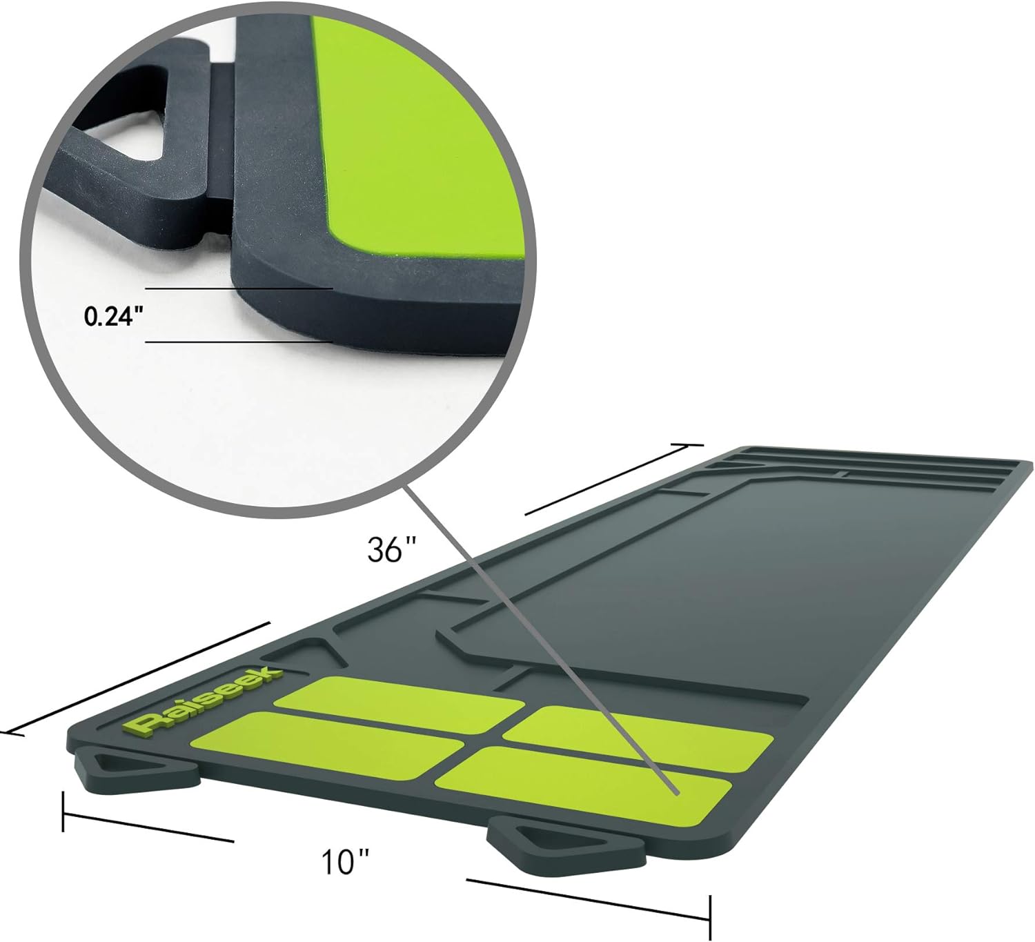 Raiseek Elite Version Pistol Cleaning Kit for 9mm/.357 Caliber with 36" x 10" Cleaning Mat