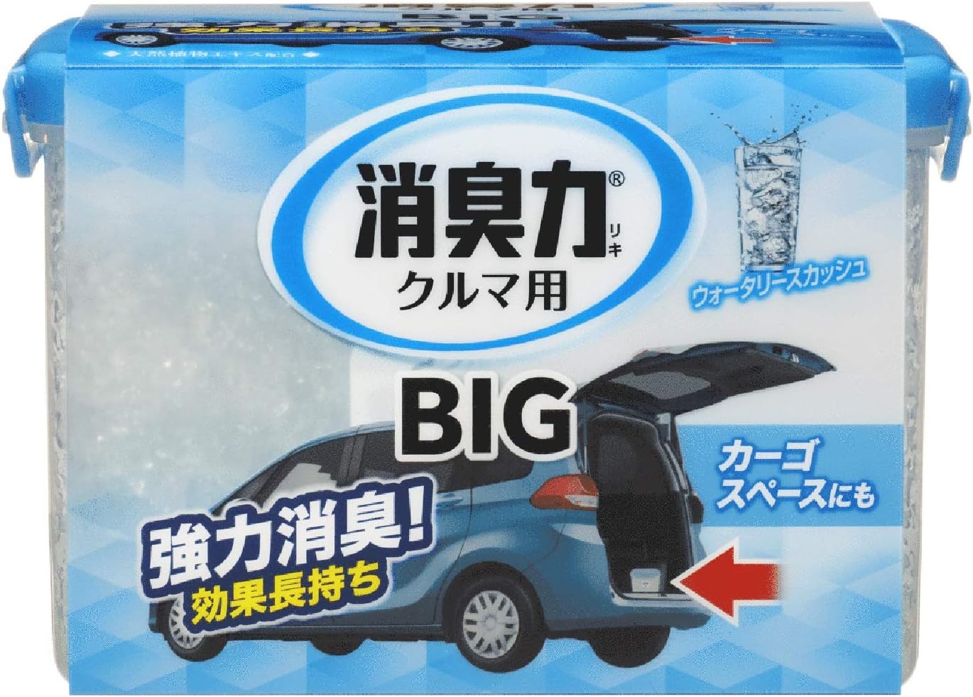 Amazon エステー クルマの消臭力 Big 900g 車用消臭芳香剤 ウォータリースカッシュ K 95 車用芳香剤 車 バイク