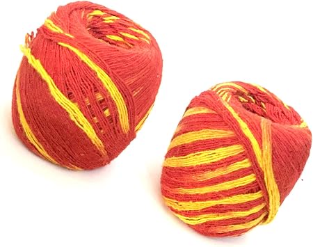 Moli Thread Religious Pooja Accessories Mauli Kalawa Moli 1 Holy Hindu Religious Suraksha Dhaga Handmade Mauli 2-Set Hindu Wrist Thread Band