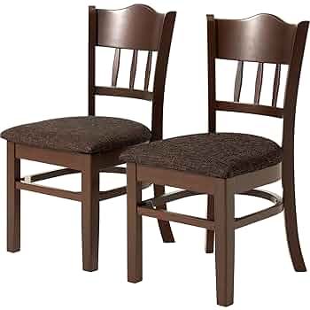 Amazon｜萩原 ダイニングチェア 食卓 椅子 チェア セット 【組立